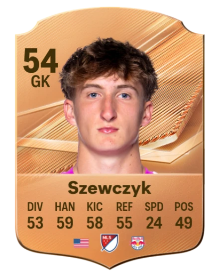 Szewczyk 54 Bronze GK FC 27 card