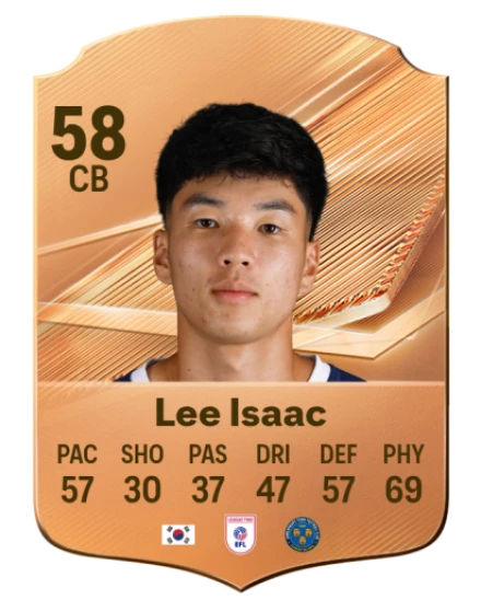 Lee Isaac 58 Bronze CB FC 27 card