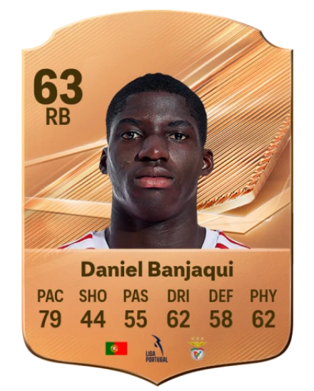 Daniel Banjaqui 63 Bronze RB FC 27 card