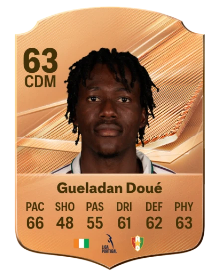 Gueladan Doué 63 Bronze CDM FC 27 card