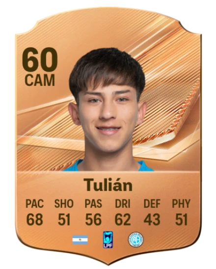 Tulián 60 Bronze CAM FC 27 card