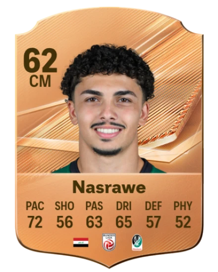 Nasrawe 62 Common CM FC 26 card
