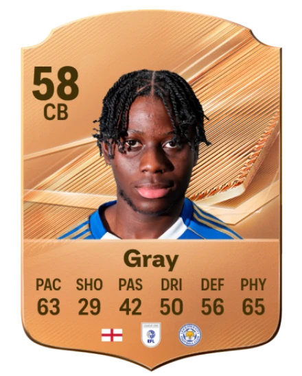 Gray 58 Bronze CB FC 27 card
