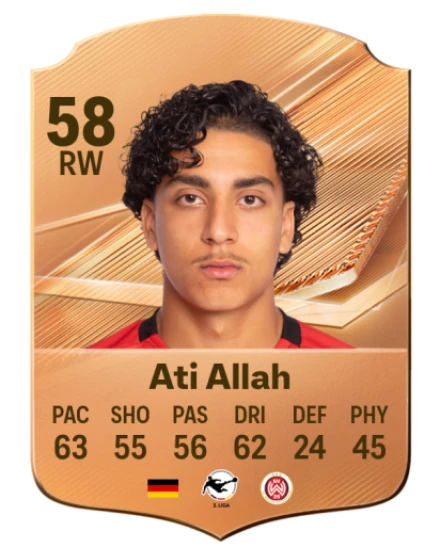 Ati Allah 58 Bronze RW FC 27 card