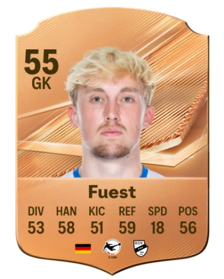 Fuest 55 Bronze GK FC 27 card