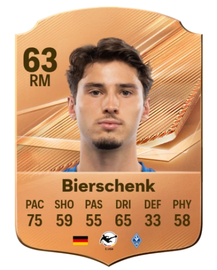Bierschenk 63 Bronze RM FC 27 card