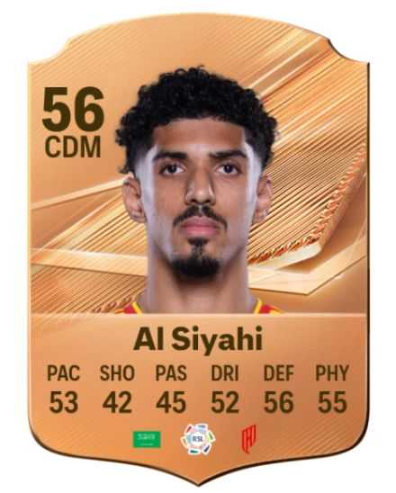 Al Siyahi 56 Bronze CDM FC 27 card