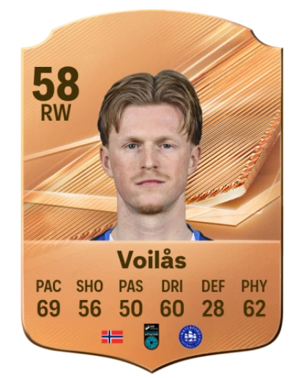 Voilås 58 Common RW FC 26 card