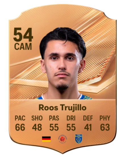 Roos Trujillo 54 Common CAM FC 26 card