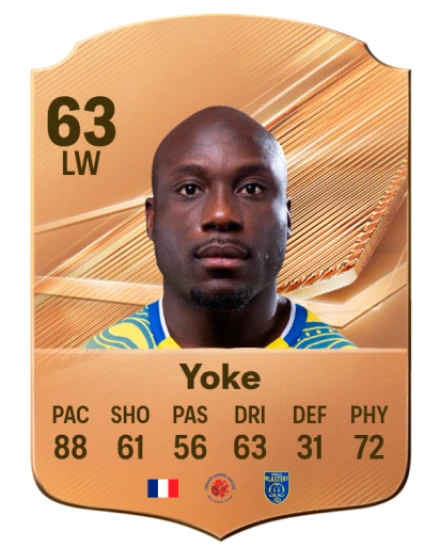 Yoke 63 Common LW FC 26 card