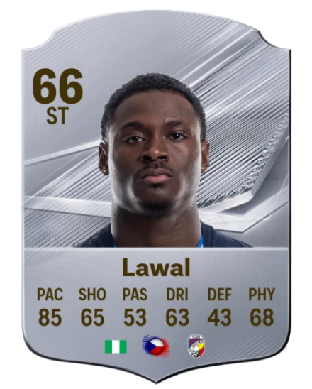 Lawal 66 Silver ST FC 27 card