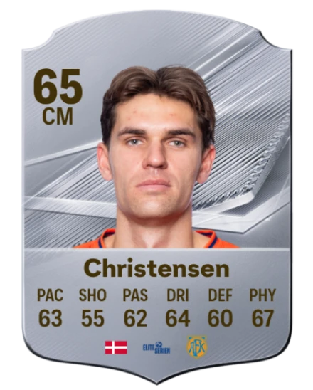 Christensen 65 Common CM FC 26 card