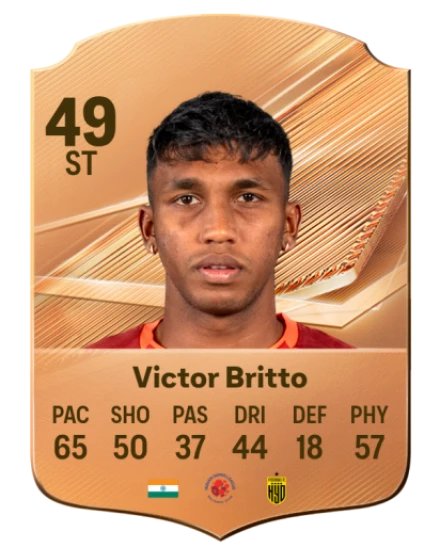 Victor Britto 49 Bronze ST FC 27 card