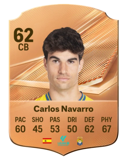Carlos Navarro 62 Bronze CB FC 27 card