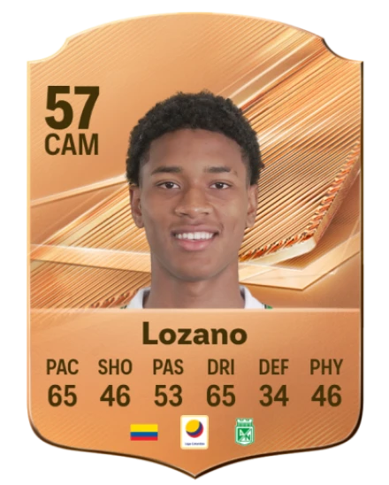 Lozano 57 Bronze CAM FC 27 card