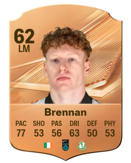Brennan 62 Bronze LM FC 27 card