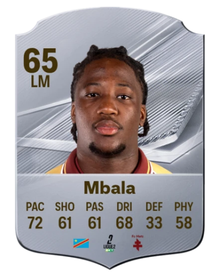 Mbala 65 Silver LM FC 27 card