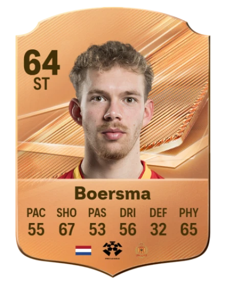 Boersma 64 Bronze ST FC 27 card