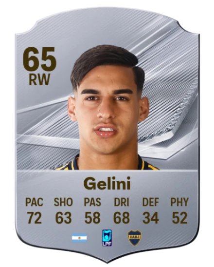 Gelini 65 Silver RW FC 27 card