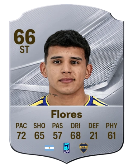 Flores 66 Silver ST FC 27 card