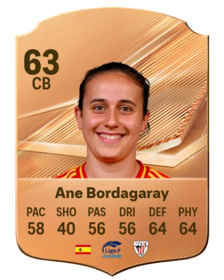Ane Bordagaray 63 Bronze CB FC 27 card