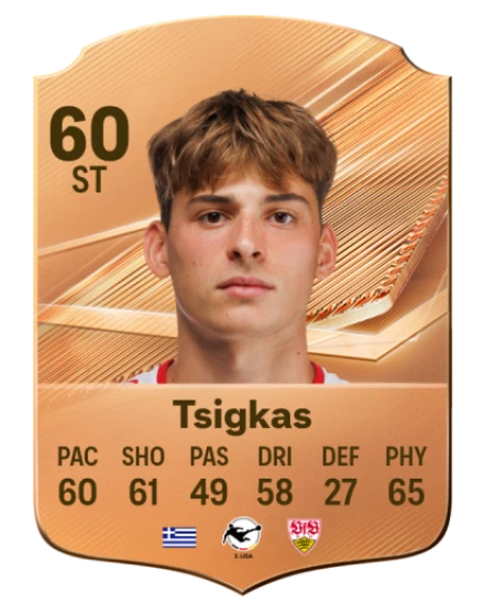 Tsigkas 60 Bronze ST FC 27 card