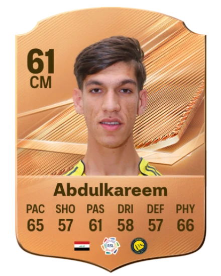 Abdulkareem 61 Common CM FC 26 card