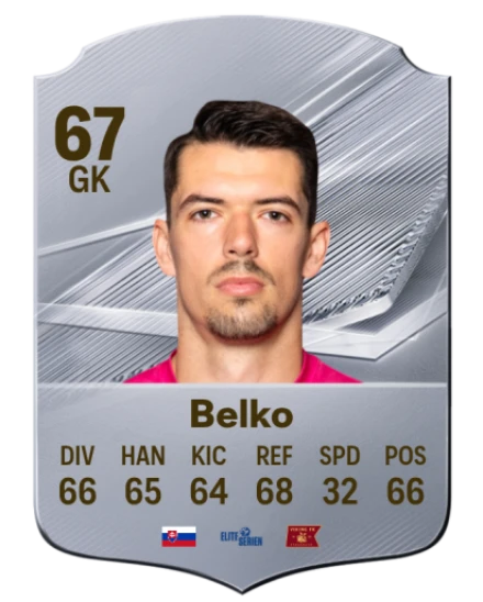 Belko 67 Common GK FC 26 card