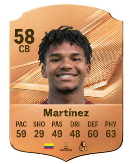 Martínez 58 Rare CB FC 26 card