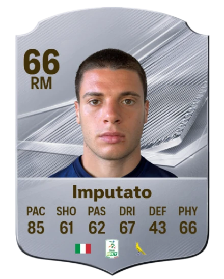 Imputato 66 Silver RM FC 27 card