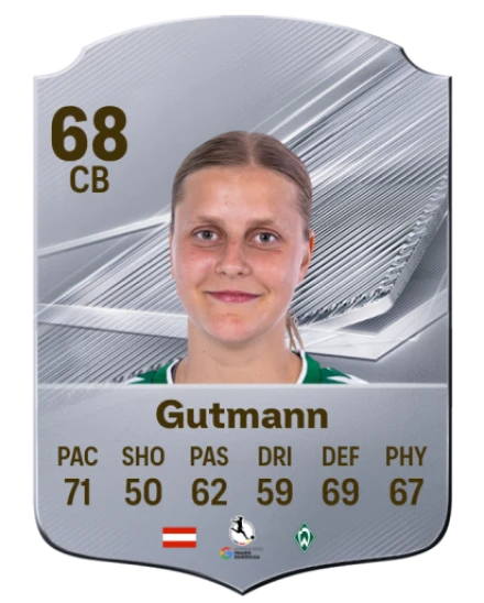 Gutmann 68 Silver CB FC 27 card
