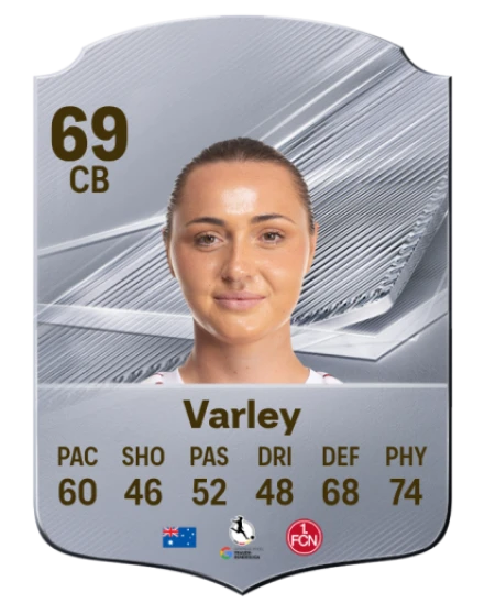 Varley 69 Silver CB FC 27 card