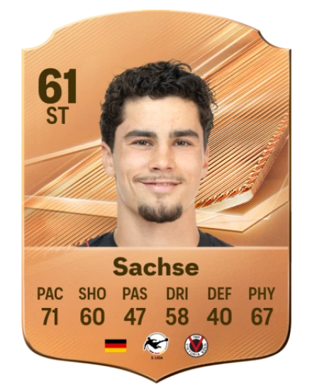 Sachse 61 Bronze ST FC 27 card