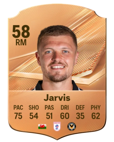 Jarvis 58 Bronze RM FC 27 card