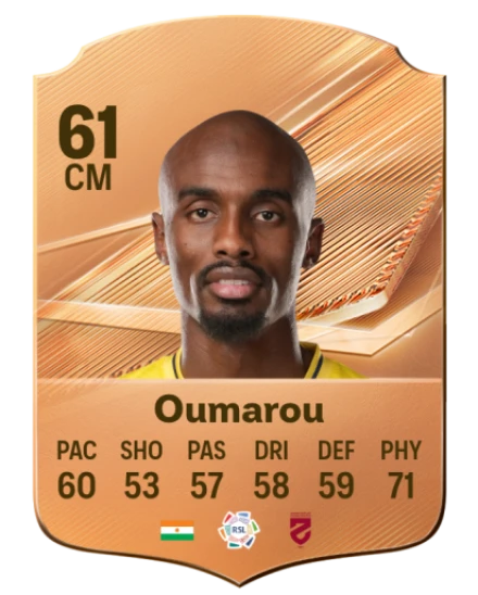 Oumarou 61 Common CM FC 26 card