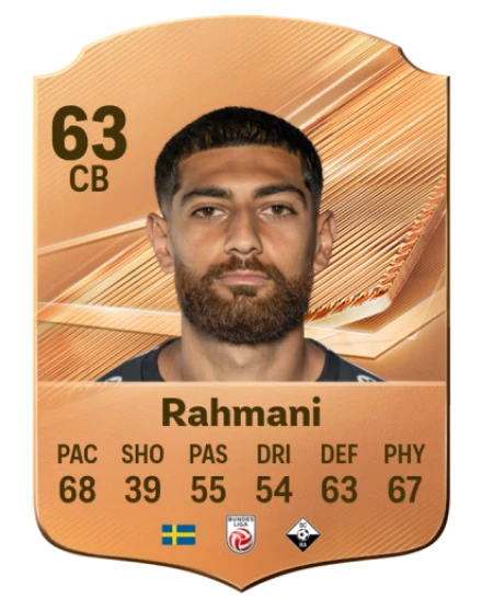 Rahmani 63 Common CB FC 26 card