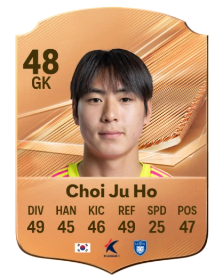 Choi Ju Ho 48 Bronze GK FC 27 card