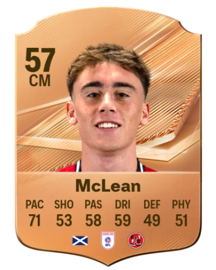 McLean 57 Bronze CM FC 27 card
