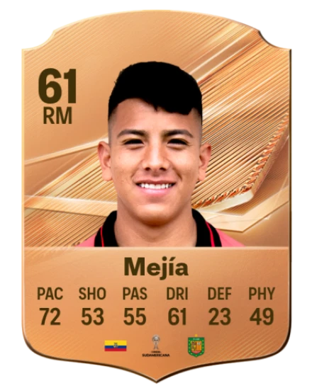 Mejía 61 Bronze RM FC 27 card