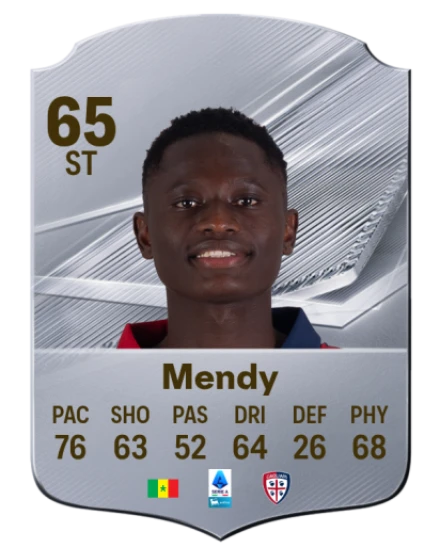 Mendy 65 Silver ST FC 27 card