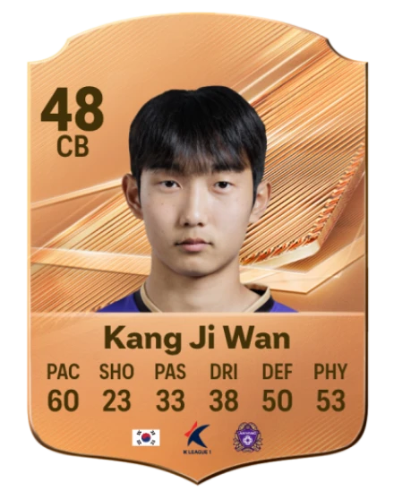 Kang Ji Wan 48 Bronze CB FC 27 card