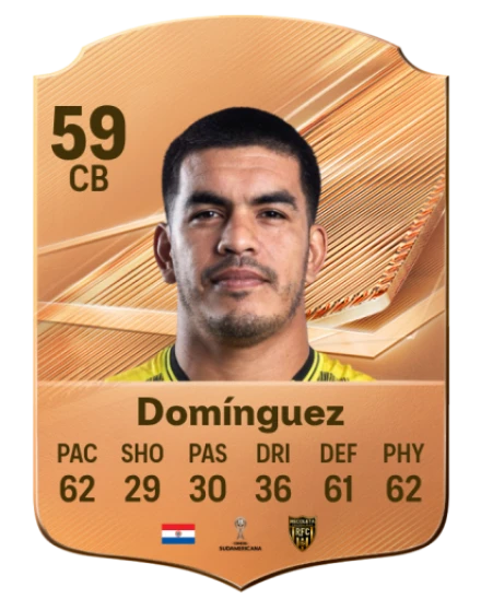 Domínguez 59 Bronze CB FC 27 card