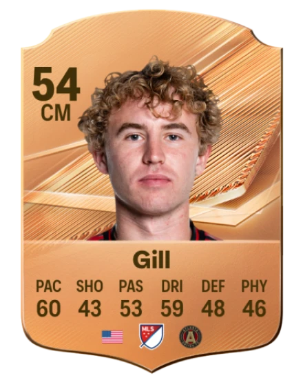 Gill 54 Bronze CM FC 27 card