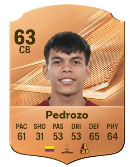 Pedrozo 63 Common CB FC 26 card