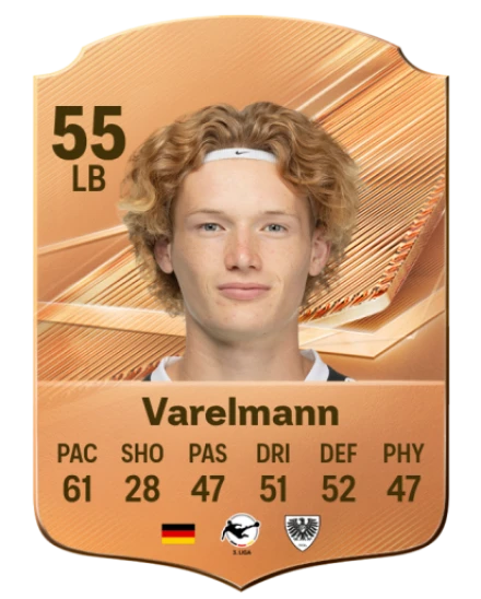 Varelmann 55 Bronze LB FC 27 card