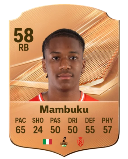 Mambuku 58 Bronze RB FC 27 card
