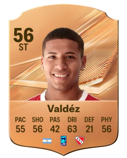 Valdéz 56 Bronze ST FC 27 card