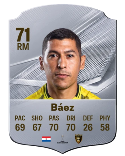 Báez 71 Common RM FC 26 card