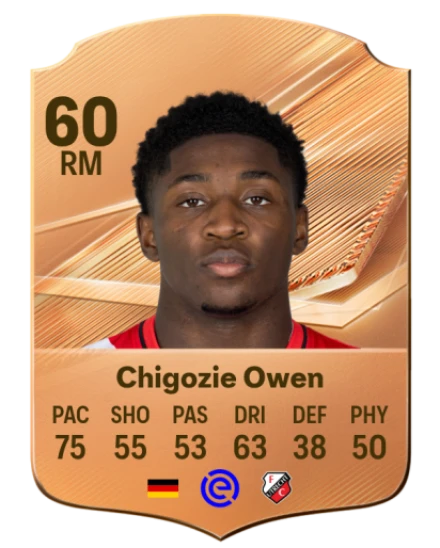 Chigozie Owen 60 Bronze RM FC 27 card