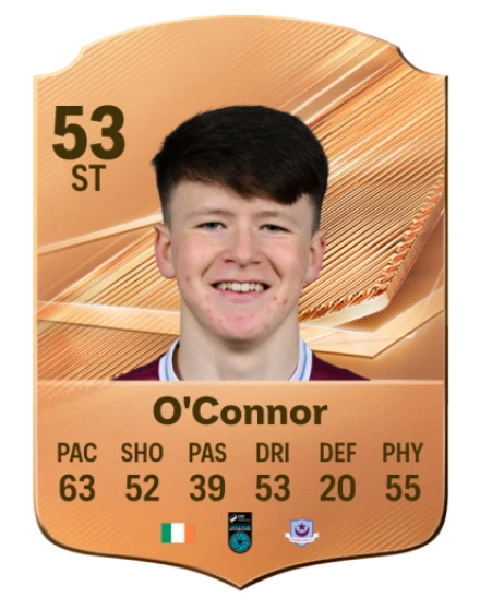 O'Connor 53 Bronze ST FC 27 card